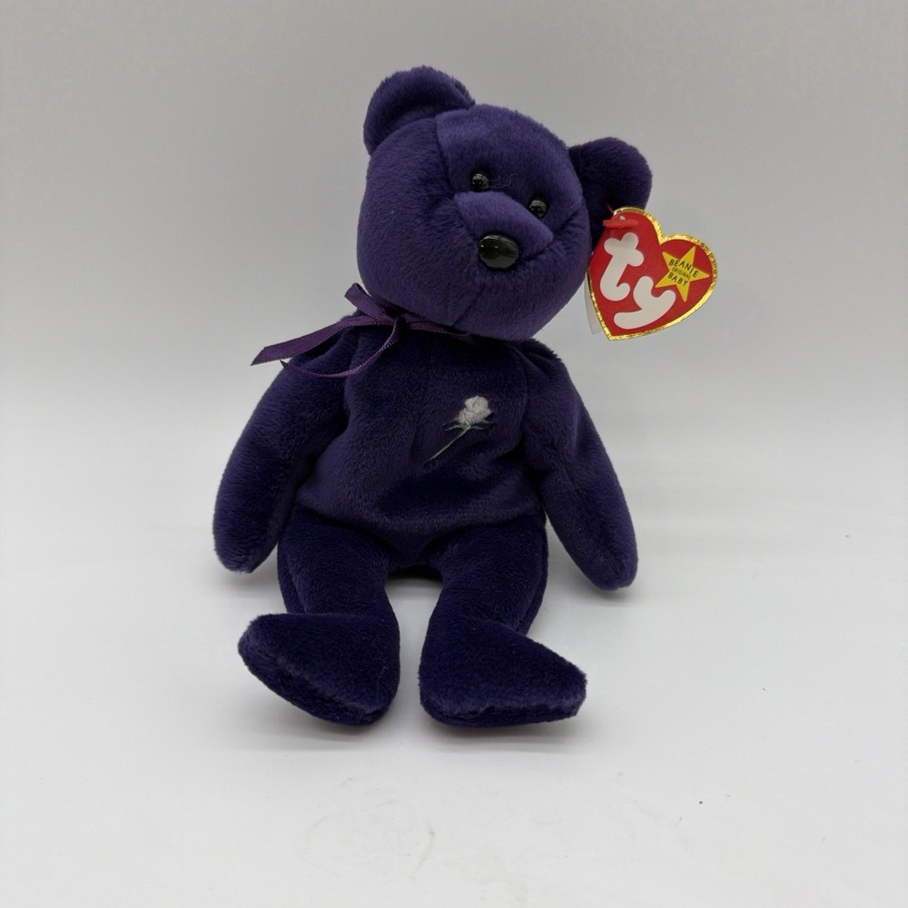 Princess - Ty Beanie Baby Princess Diana Bear MWMT